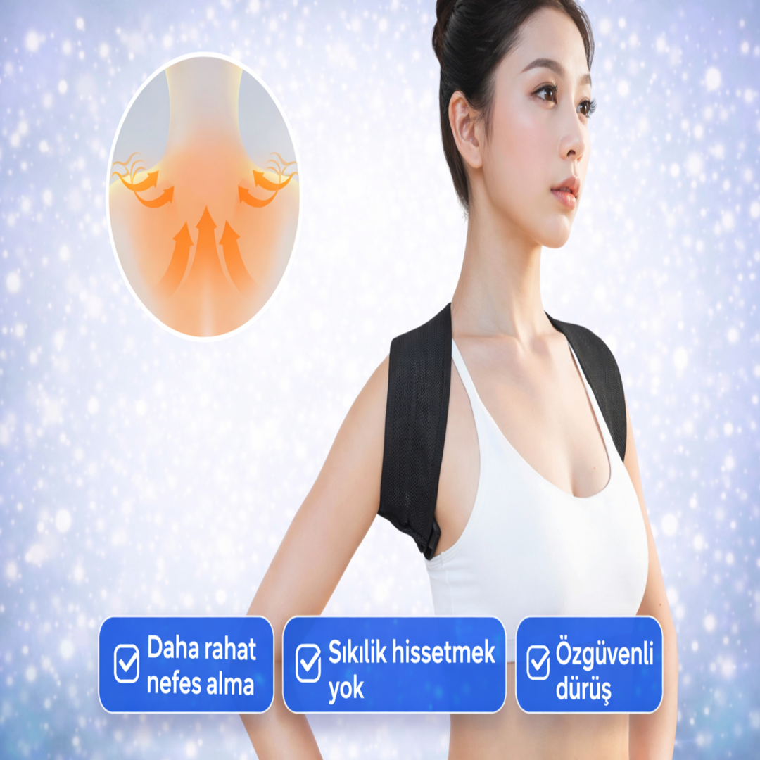 Dik Duruş Korsesi – Sırt ve Omuz Desteği Sağlayan Postür Düzeltici