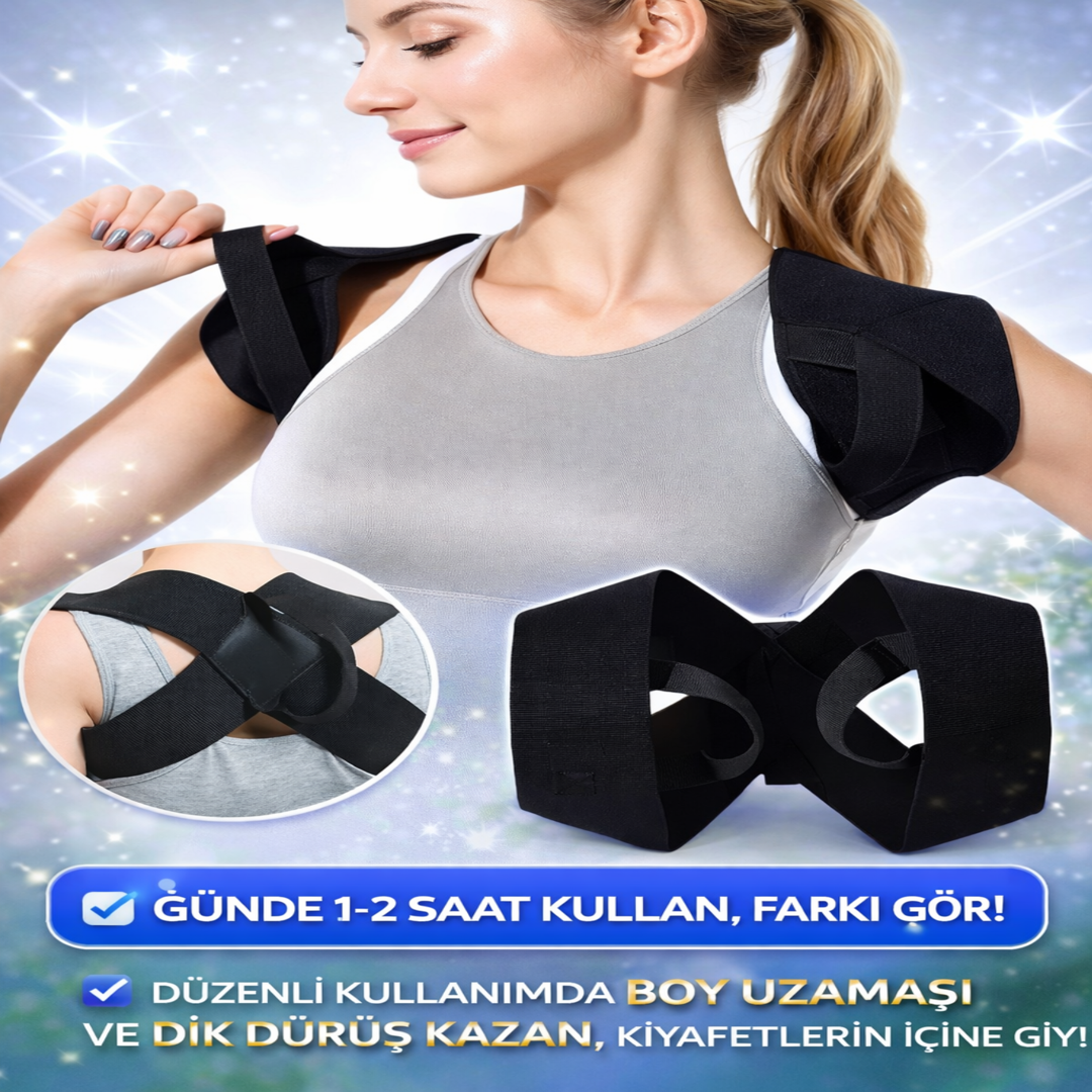 Dik Duruş Korsesi – Sırt ve Omuz Desteği Sağlayan Postür Düzeltici